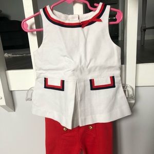 Janie and Jack dressy matching set girls 18-24m